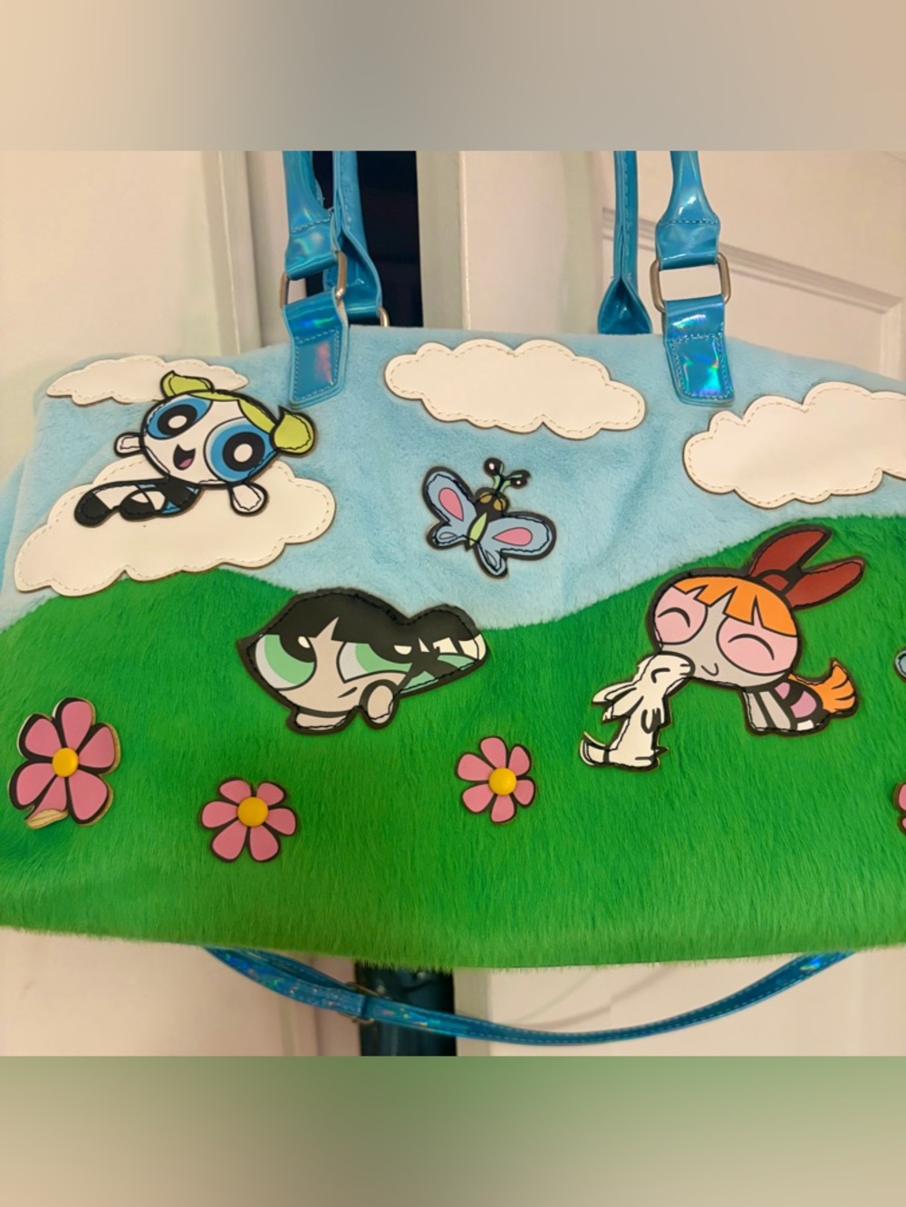 NWOT - Powerpuff Girls Plush Weekender Bag - Picture 4 of 10